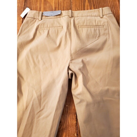 Talbots Capris Tan Perfect Skimmer Slim Leg Pedal Pusher 8P - Picture 8 of 10